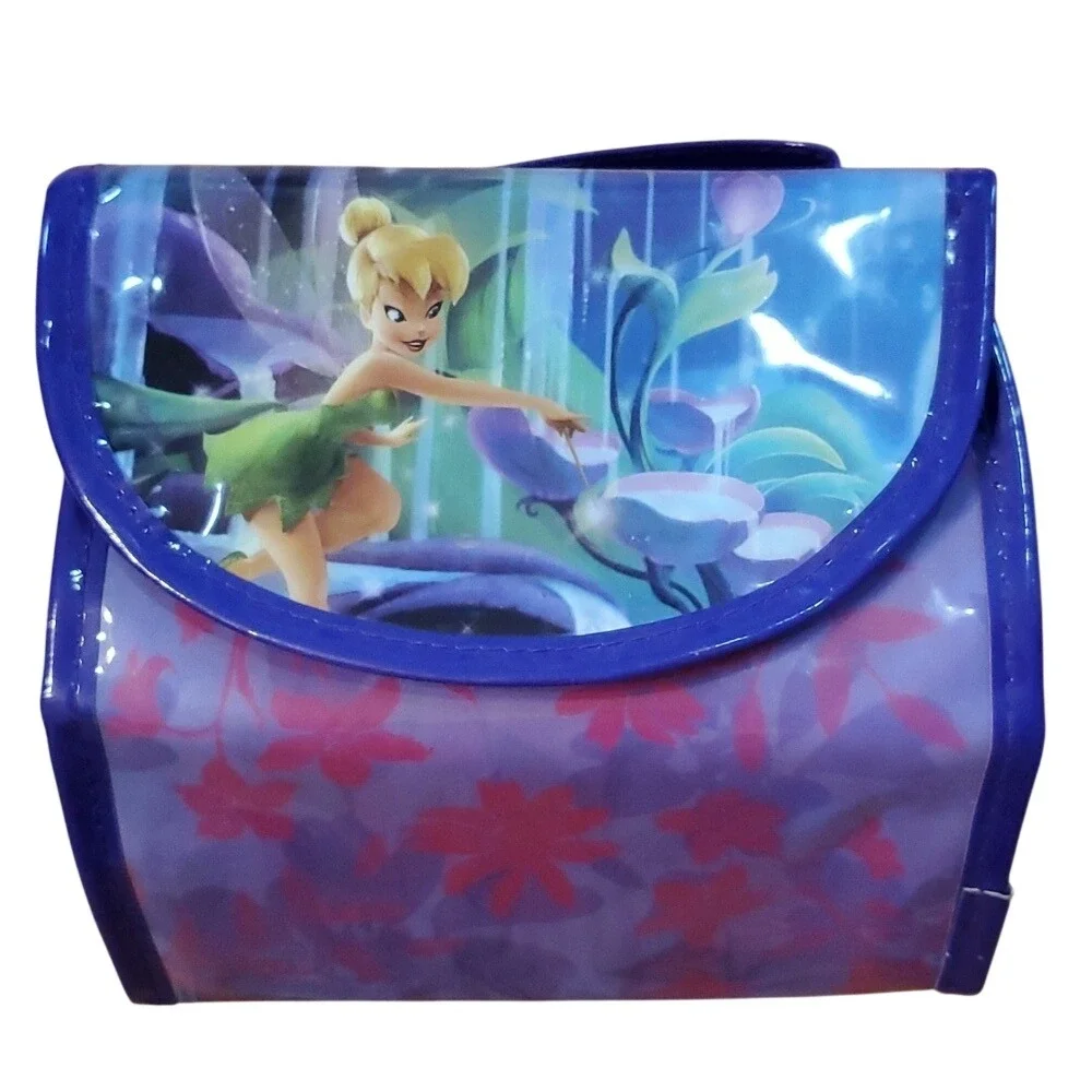 Disney Tinkerbell Travel Rollup Makeup‎ Jewelry Organizer Bag